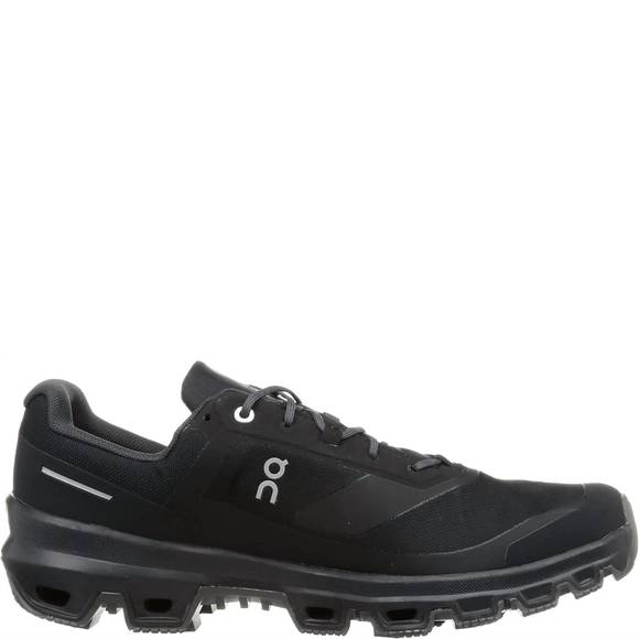 NEW ON women's cloudventure waterproof synthetic textile trainers in black - Picture 6 of 7